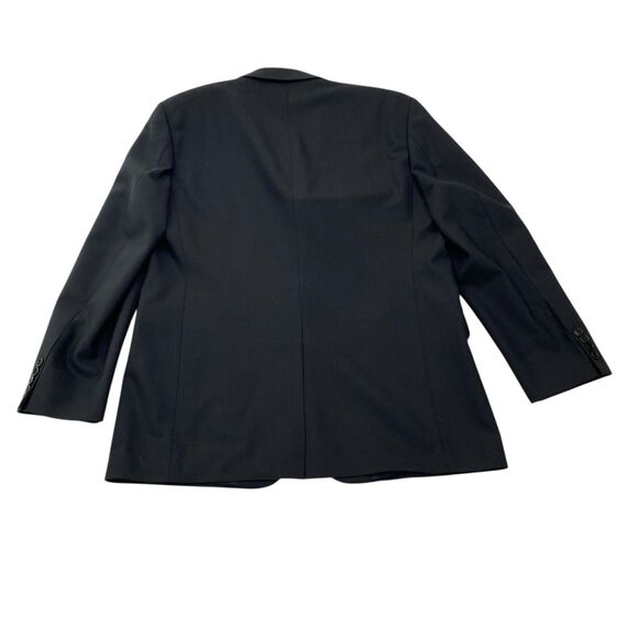 Brooks Brothers 346 Blazer Mens 42 R Black Suit Jacket Single Vent Wool Blend - Picture 4 of 14
